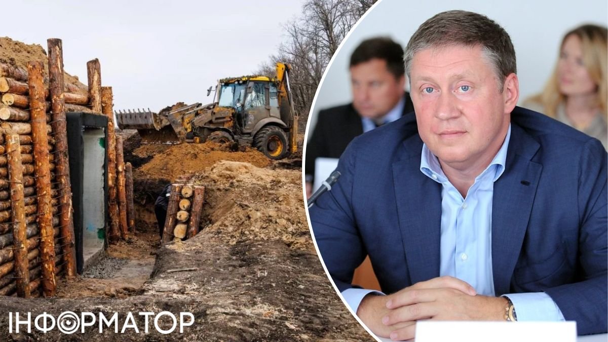 На строительство фортификаций на Харьковщине заплатят 327 млн ​​грн фирме из окружения экснардепа Анатолия Денисенко