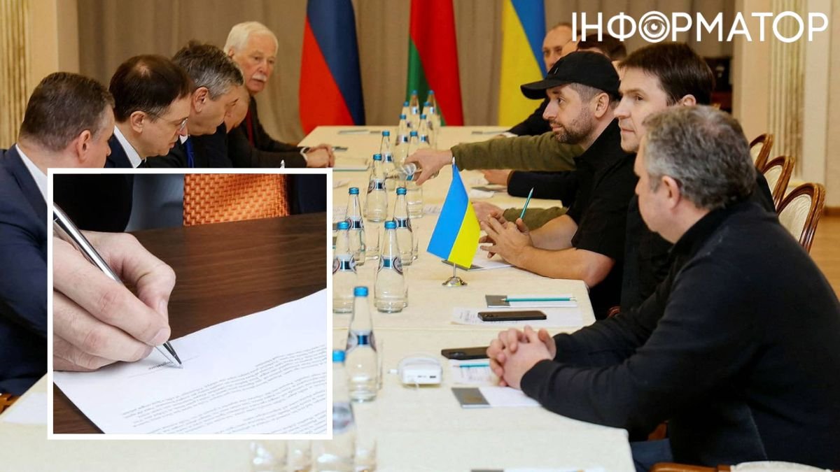 В NYT показали проект украинско-российского соглашения, которое могли подписать в апреле 2022 года