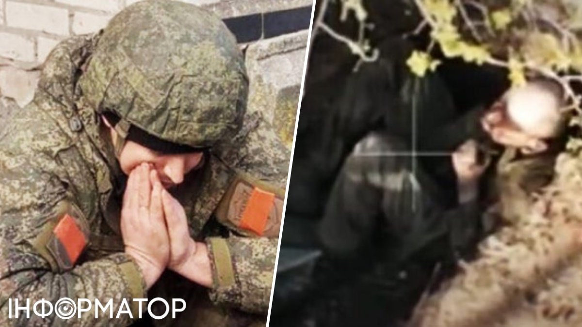 Российские военные стреляют себе в голову в Украине