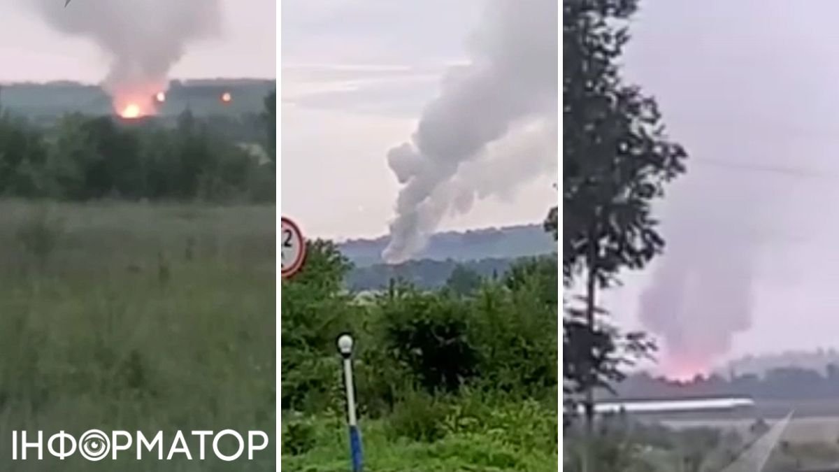 ГУР уразили склад боєприпасів під Воронежем: в небо здіймається стовп диму, чутно детонацію снарядів