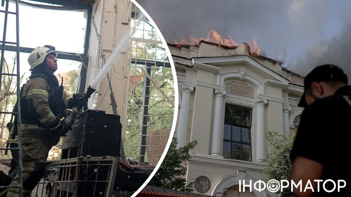 Удар по Харківському художньому музею - картини рятують з вогню, серед поранених є немовля