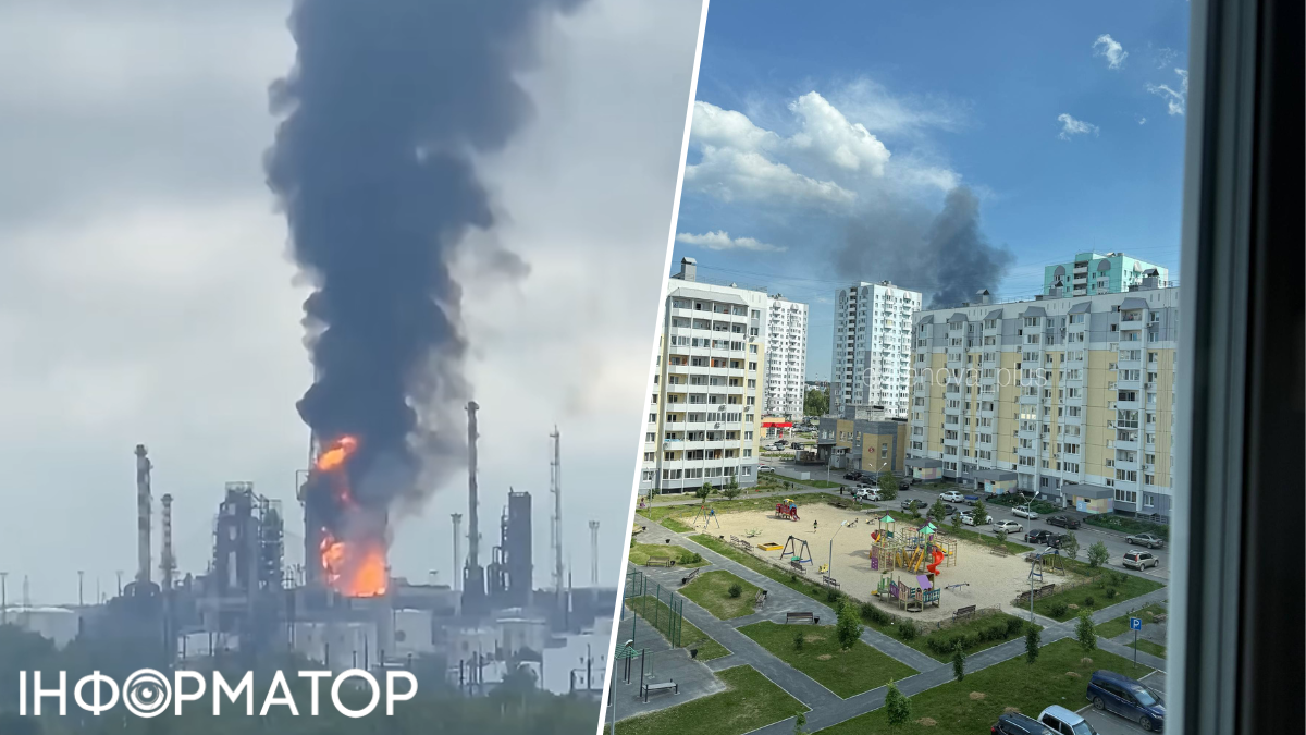 Українські дрони підірвали Тюменський НПЗ - горить за 2000 км від кордону