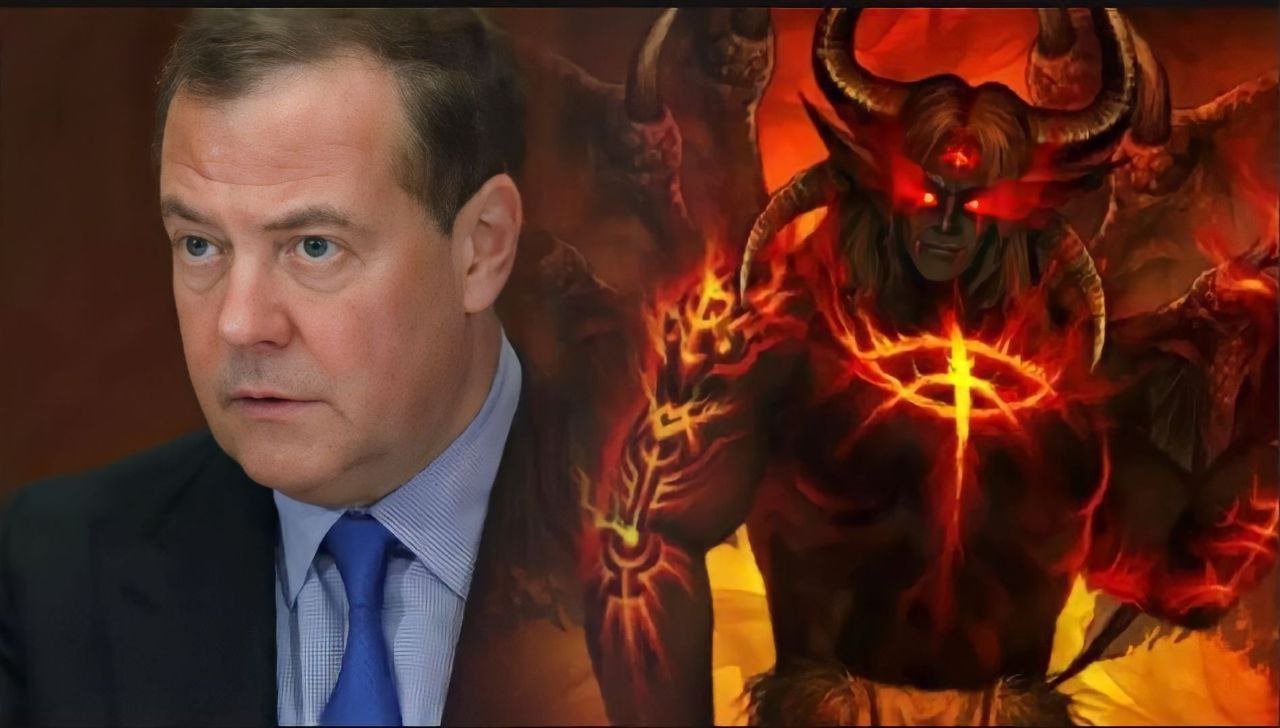 Медведев собрался сразиться с «верховным властителем ада». Реакция соцсетей