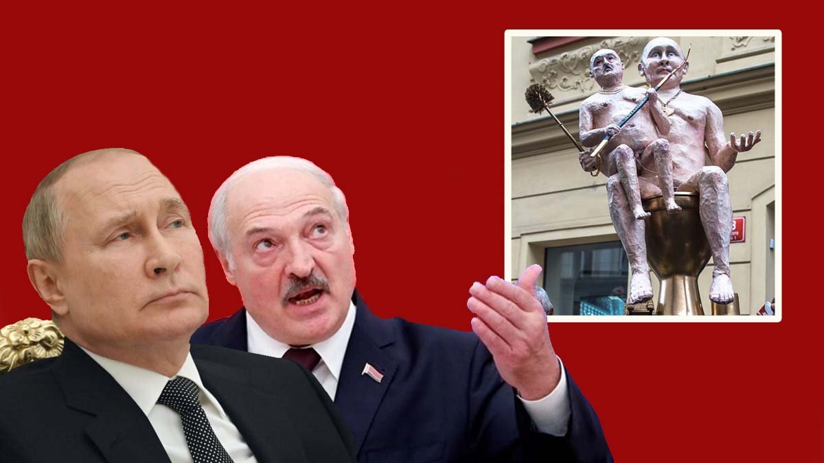 “Голі вбивці”: скульптуру з Лукашенком та путіним виставили на аукціон