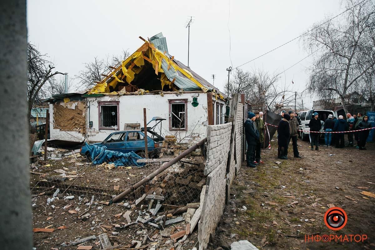 Как сейчас выглядят разрушенные дома в Днепре после ракетного удара рф