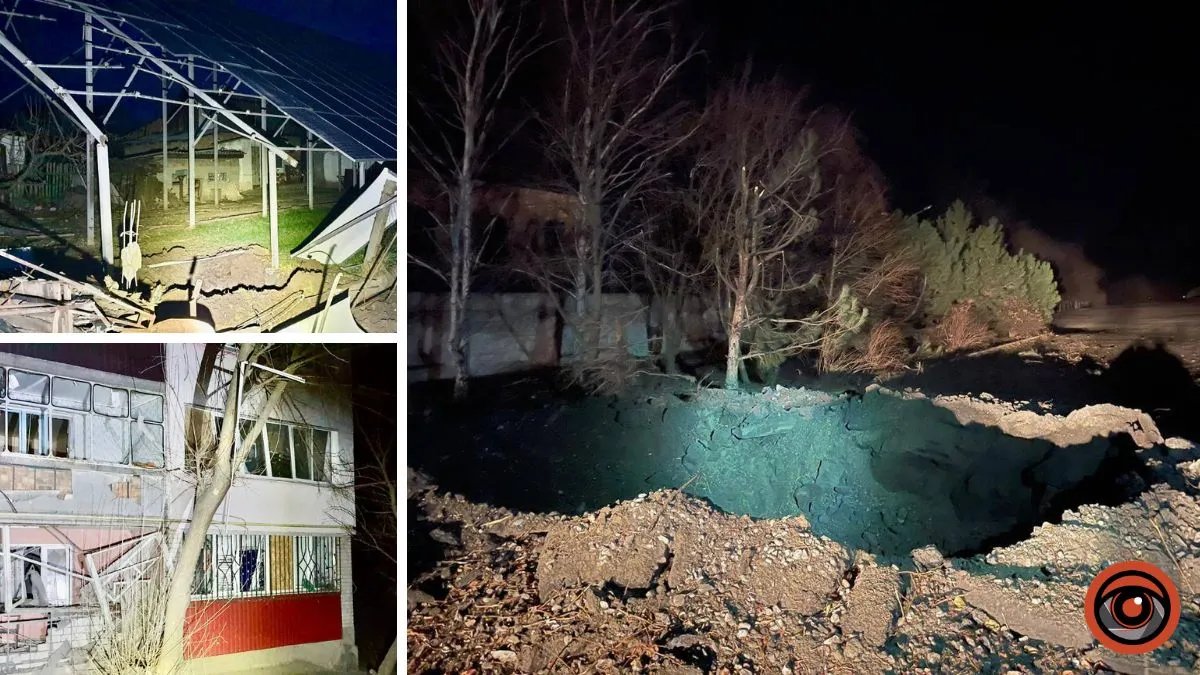 Понівечені дома, пошкоджені електродроти та газопровід, - як пройшла ніч у Дніпропетровській та Запорізькій областях