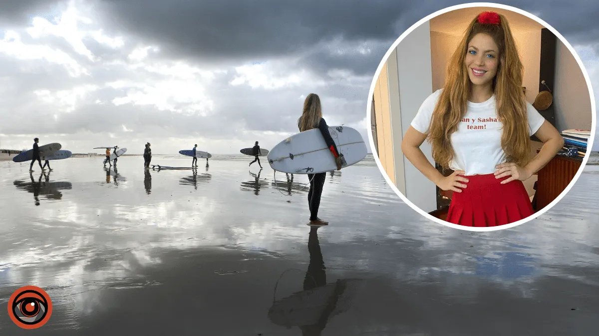 Шакиру заметили с инструктором по серфингу, который младше ее на 21 год