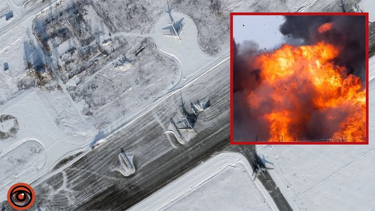 Как выглядит авиабаза в Энгельсе после «бавовны» — спутниковые снимки