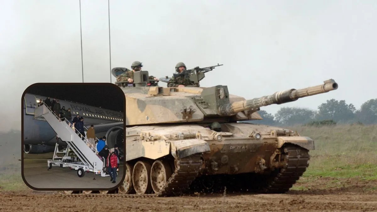 Танкисты из Украины прибыли в Великобританию для обучения на танках Challenger 2