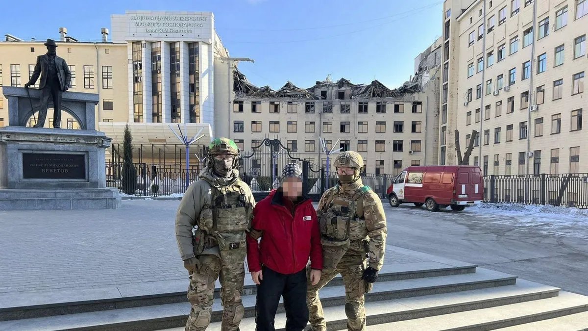 В Харькове задержали мужчину, который работал на российскую разведку и корректировал ракетные удары по своему городу