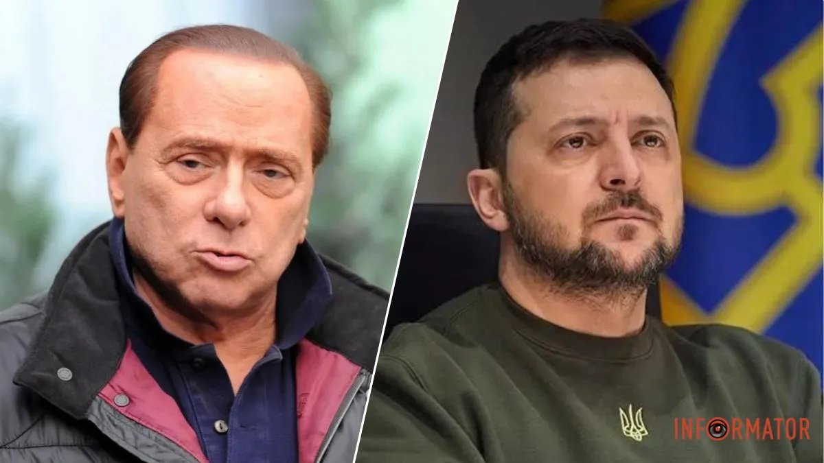 В Італії прокоментували скандальні заяви Берлусконі на адресу Зеленського
