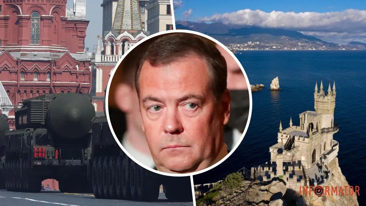 Медведев угрожает применить ядерное оружие, если Украина попытается отвоевать Крым