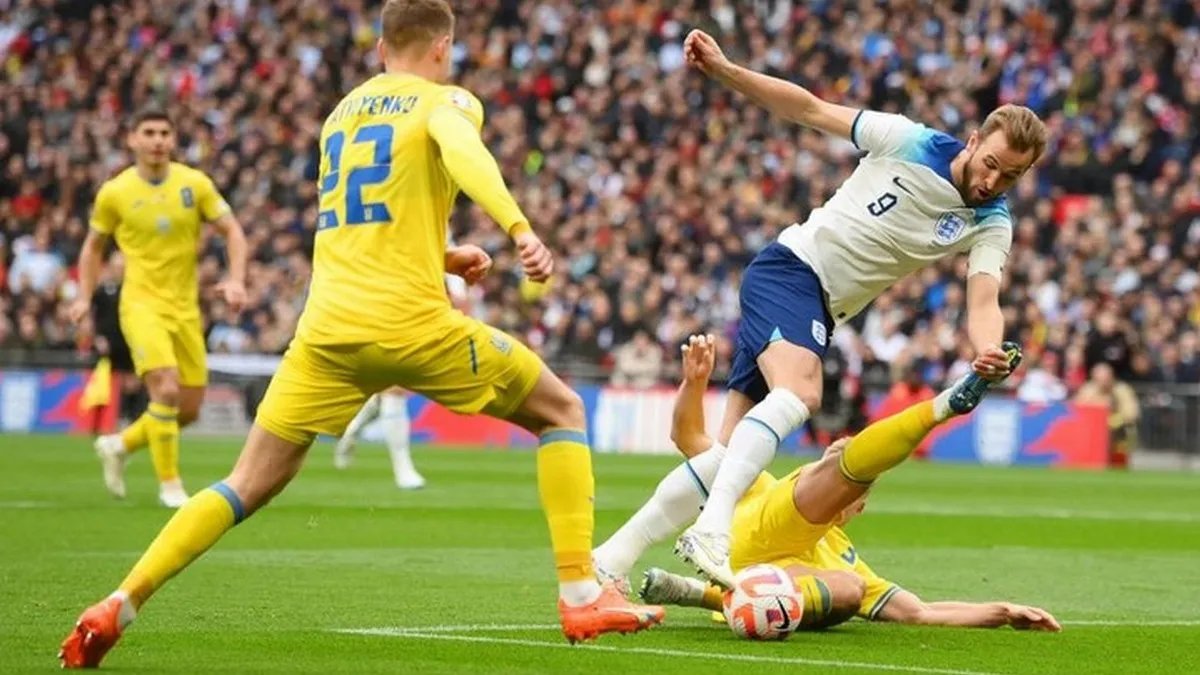 Англия на классе победила сборную Украины в матче квалификации Евро-2024