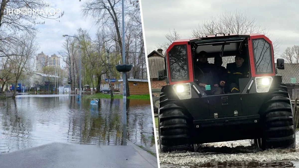Підтоплення у Києві: пік паводків ще попереду, названі райони, де води найбільше