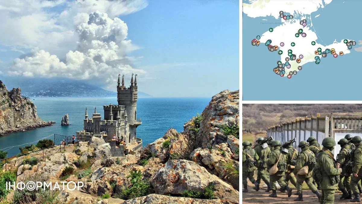 В оккупированном Крыму нашли более 200 военных объектов россии с их точным расположением
