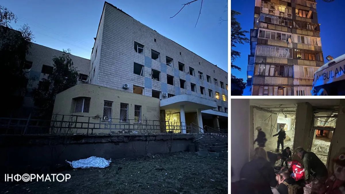 Від падіння уламків є руйнування та загиблі, серед них - дитина: наслідки нічної атаки на Київ