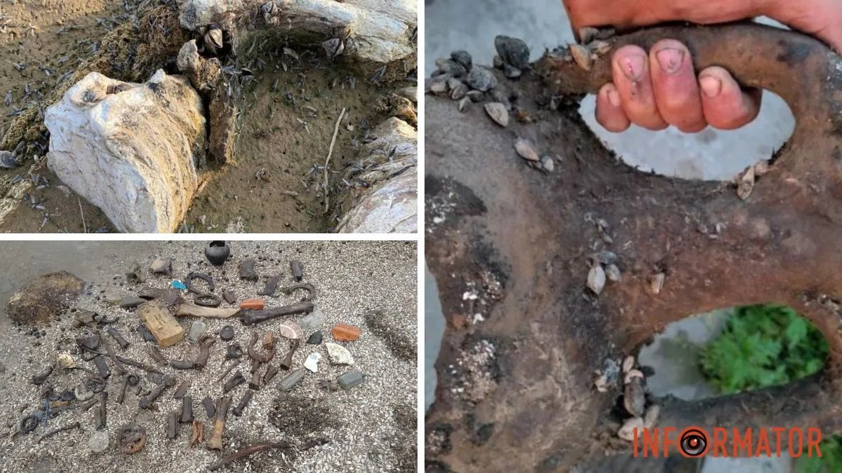Кістки мамонта і не тільки: археологи показали унікальні знахідки з дна Каховського водосховища