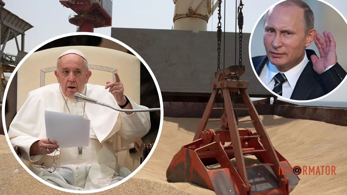 Папа Римський Франциск просить "брата" путіна відновити зернову угоду