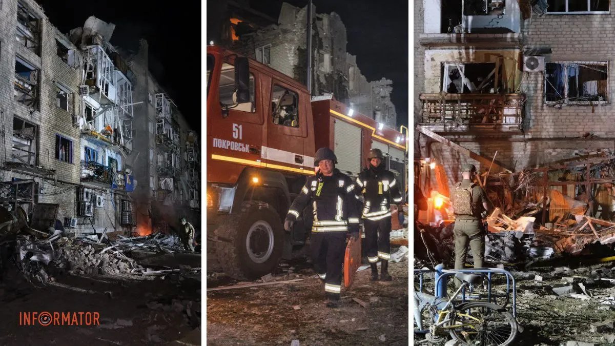 Удар по будинку в Покровську: зросла кількість жертв, рятувальники розбирають завали - фото