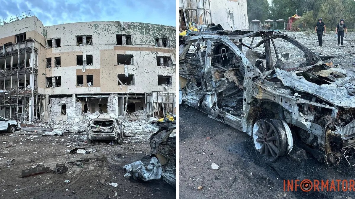 Росіяни обстріляли готель у Запоріжжі: є загиблі, фото та відео, реакція Зеленського