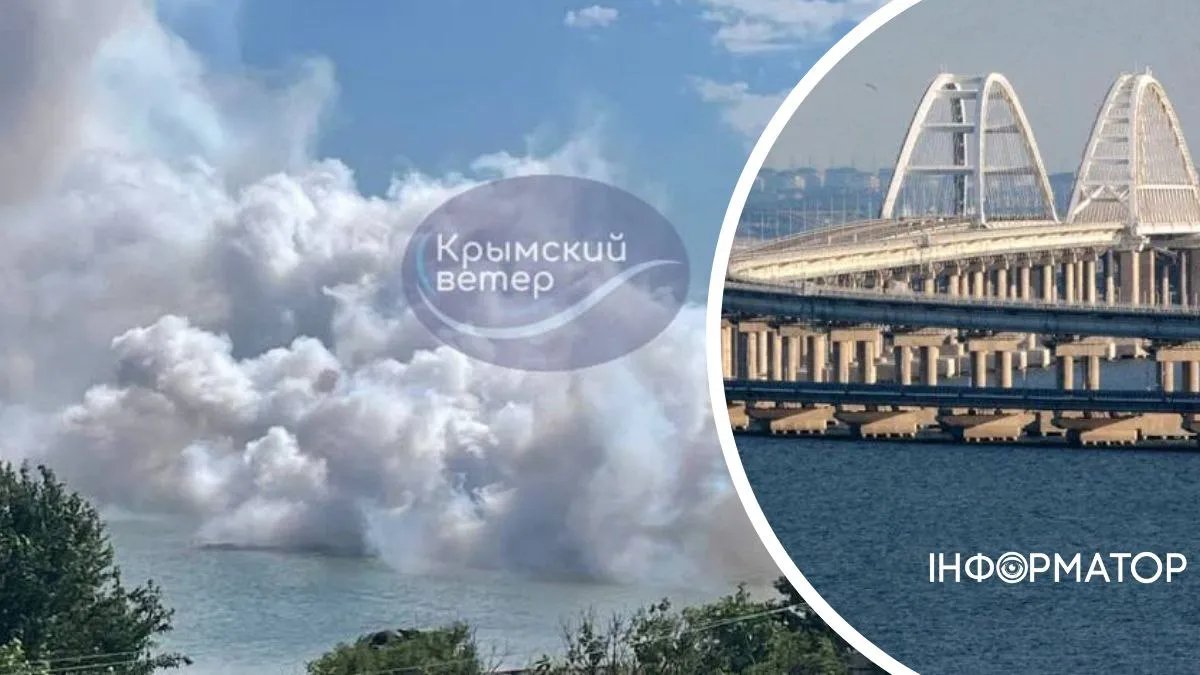 По Кримському мосту завдали повторних ударів, рух знову перекритий: фото та відео