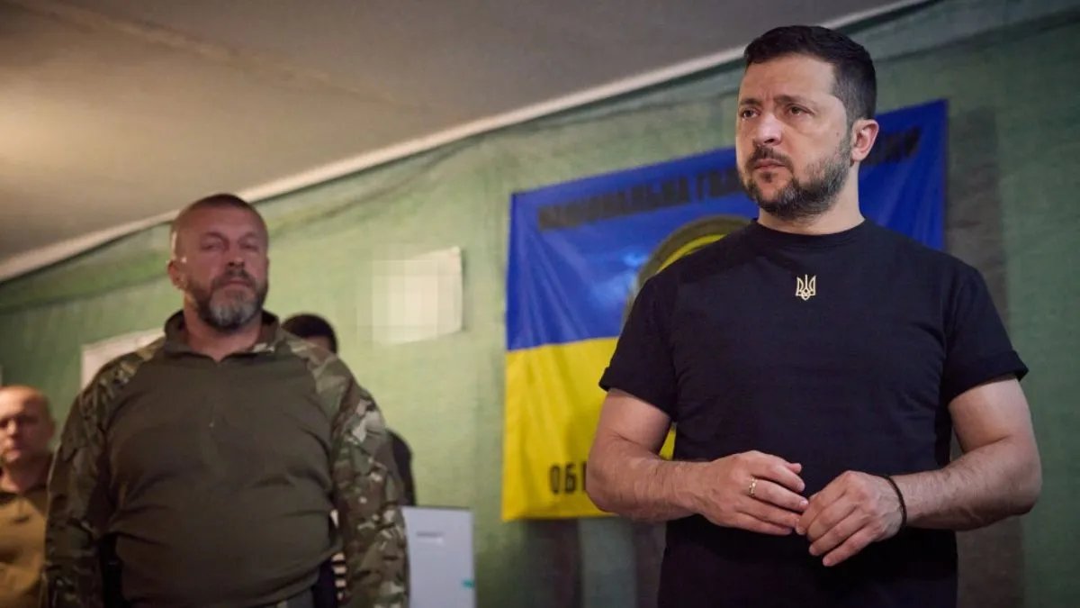 Зеленський відвідав передові позиції ЗСУ на Мелітопольскому напрямку: подробиці та відео