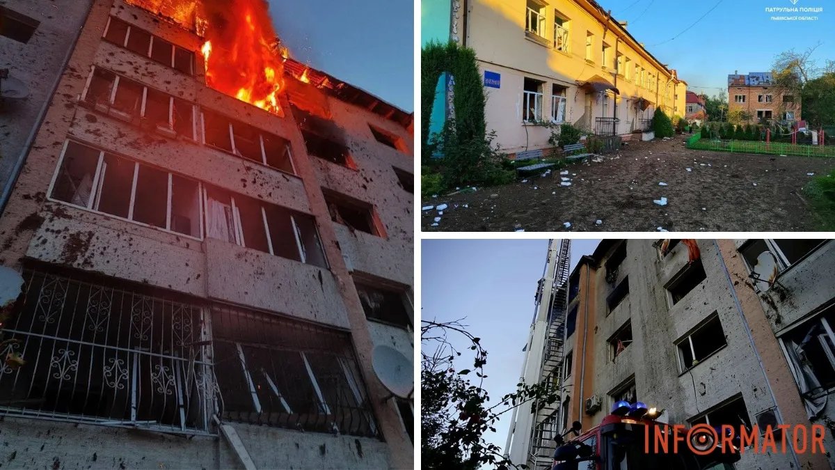 “Тут квартира горить, виходимо!”: поліцейські показали на відео перші хвилини після ракетного удару по Львову