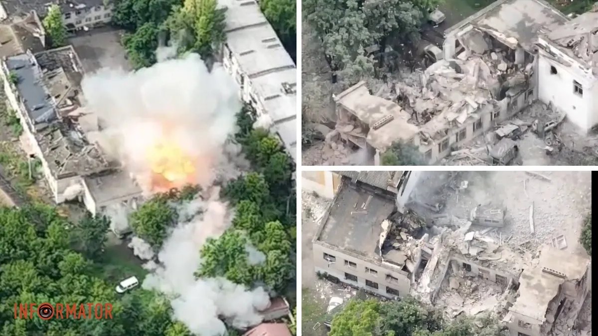 Бутусов показав вражаюче відео, як ЗСУ знищили розташування окупантів керованими авіаційними бомбами JDAM