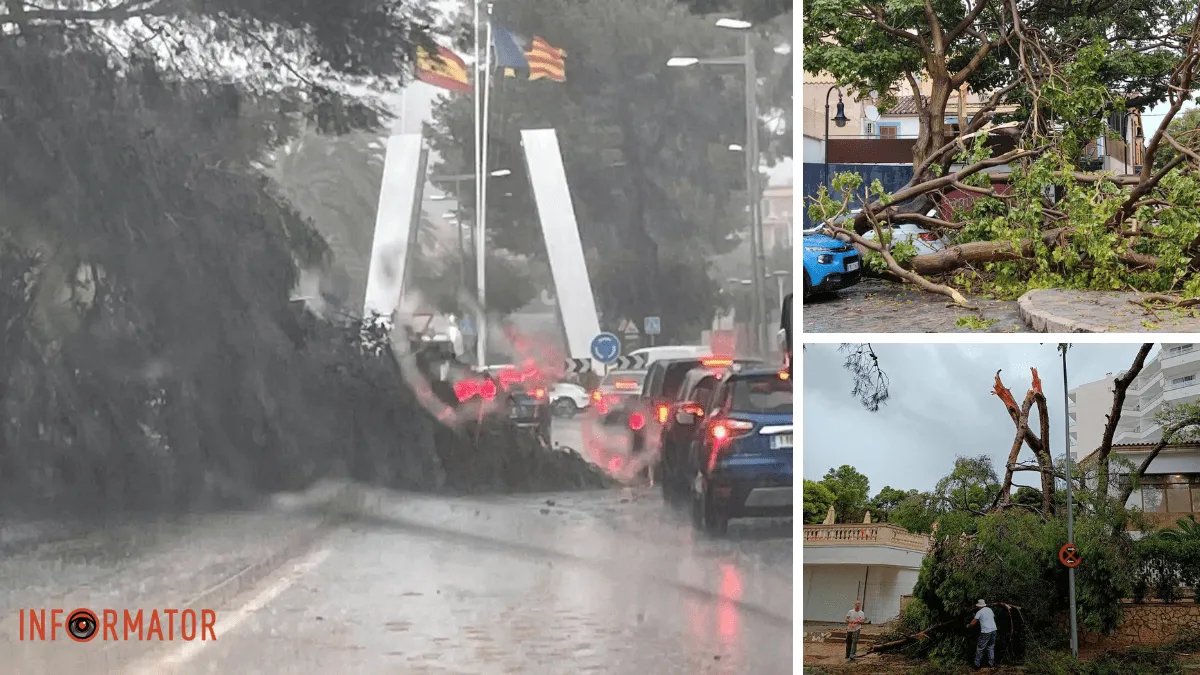 Іспанський острів Майорка накрив сильний шторм – постраждало двоє дітей та вагітна жінка