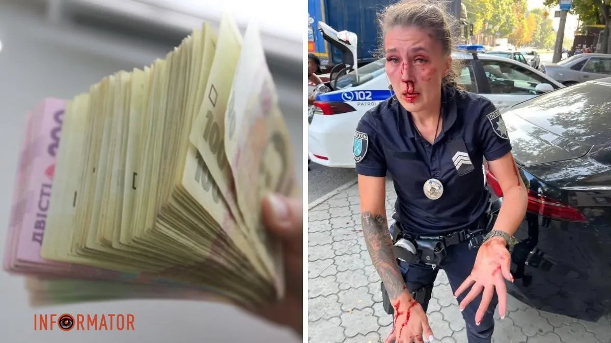 Патрульна з Дніпра, яка постраждала під час стрілянини, розбила банку з 1,1 млн грн: перші коментарі поліцейської