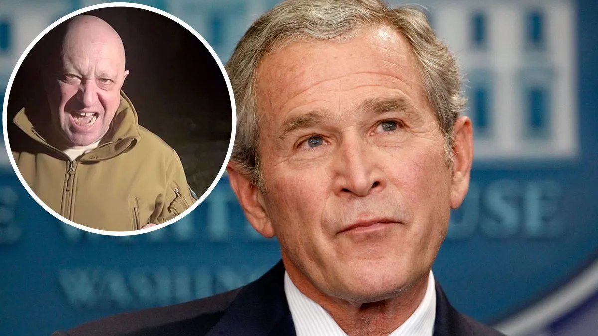 “Я вижив”: Буша-молодшого шокувало фото, де Пригожин подає йому напій на зустрічі з Путіним