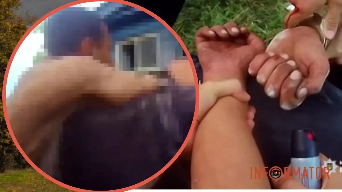 Вдарив сокирою під час затримання: на Черкащині чоловік напав на поліцейського