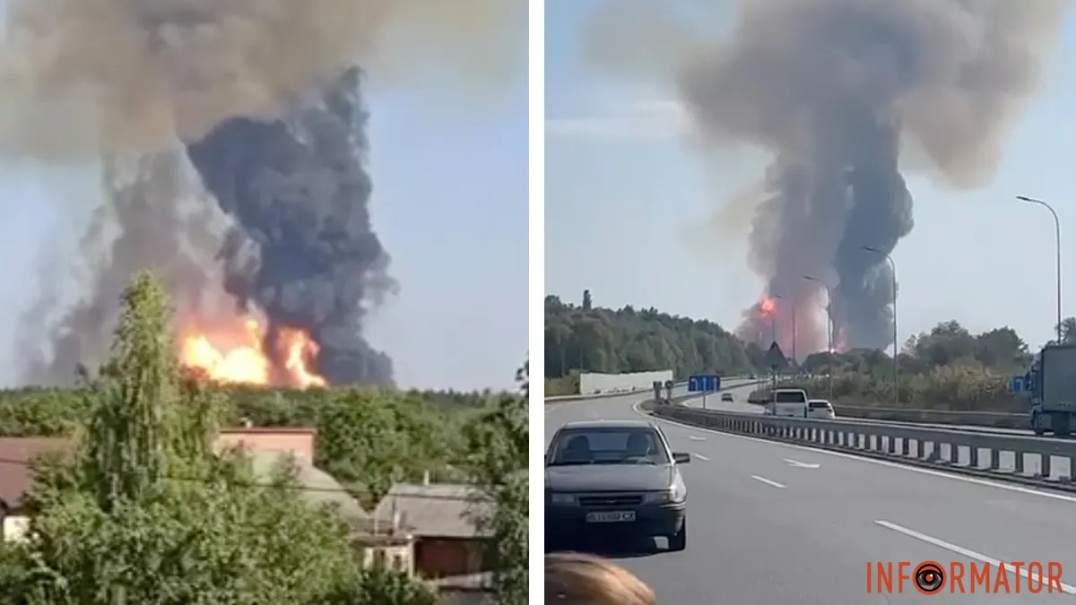 На Полтавщині прогримів вибух: почалася масштабна пожежа в районі газопроводу - фото