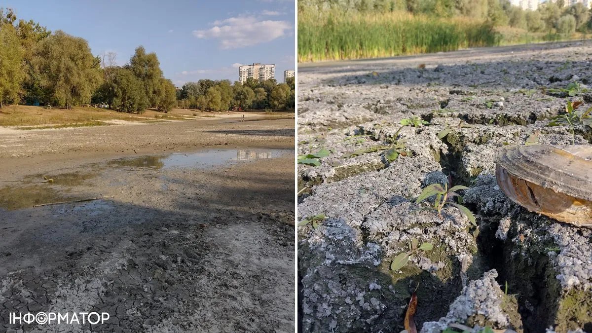 У Києві висохло озеро Синє: що відомо про екологічну катастрофу і хто в ній винен
